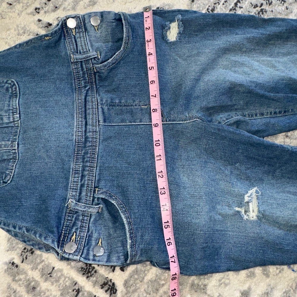 Women's RSO Blue Denim Jean Overalls Size 11 / 30 - Picture 5 of 9